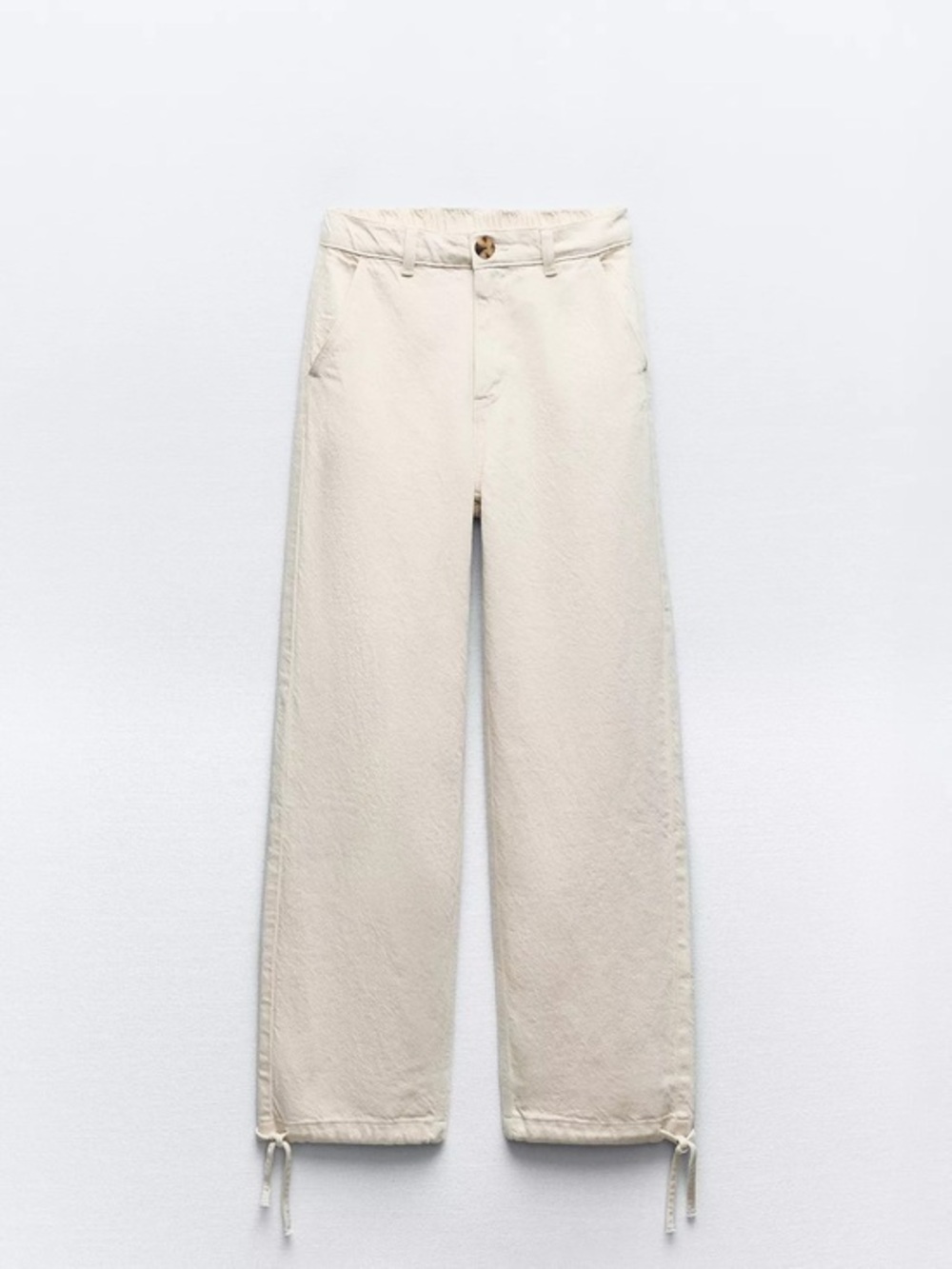 ZARA HIGH WAIST Z1975 DRAWSTRING CUFF JOGGER
PANTS medium